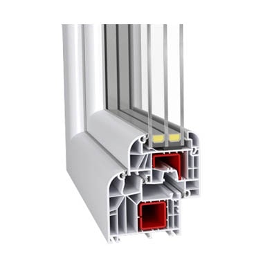 Reprezentare sectiuni Ferestre si usi PVC termopan Profil Aluplast 85 Premium ifenster beclean